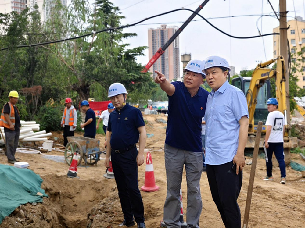 南宫·NG28(China)官方网站副总经理张岩到郑州建投通讯管线有限公司开展安全生产检查