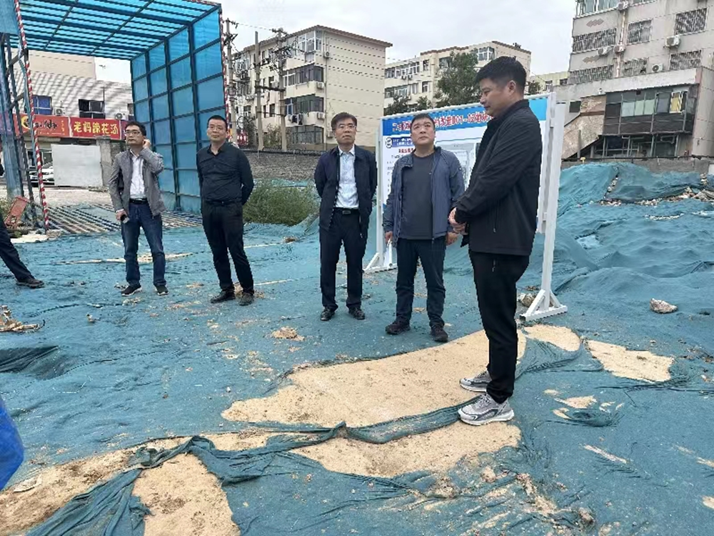 南宫·NG28(China)官方网站负责人汪洋到孙八砦城中村改造项目调研项目建设工作